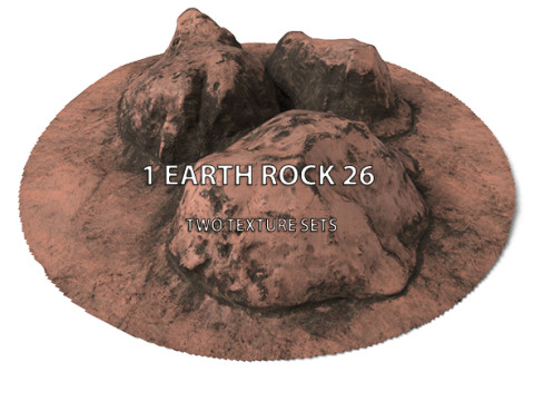 1 Earth Rock 26 for Unreal Engine 55 3D Модель
