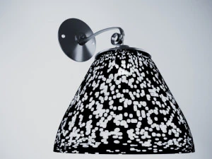 applique nera Modello 3D