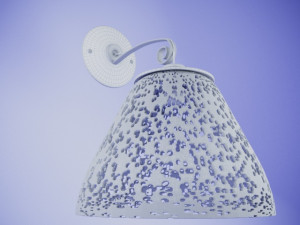 black sconce Model 3D