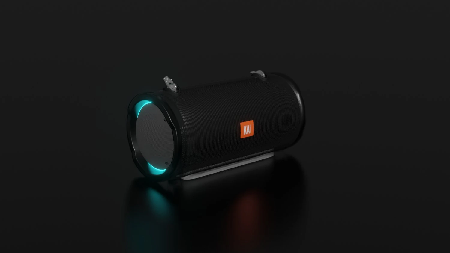 bluetooth speaker black colored 3D Model .c4d .max .obj .3ds .fbx .stl .blend 