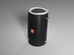 bluetooth speaker black colored 3D Model