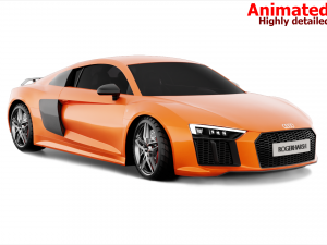 Audi R8 V10 Plus 3D Model