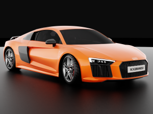 Audi R8 V10 Plus 3D Model