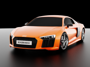 Audi R8 V10 Plus 3D Model