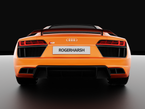 Audi R8 V10 Plus 3D Model