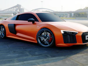 Audi R8 V10 Plus 3D Model