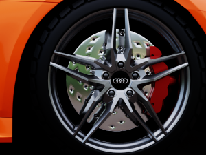 Audi R8 V10 Plus 3D Model
