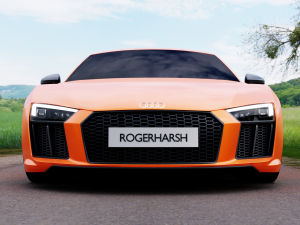 Audi R8 V10 Plus 3D Model