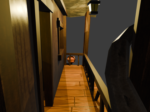 Playing tree scenery Low-poly 3D Модель
