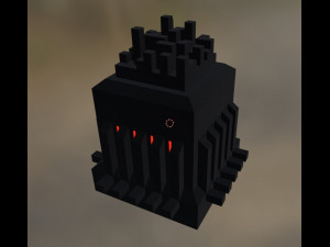 Alien Cube 3D Model