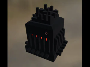 Alien Cube 3D Model