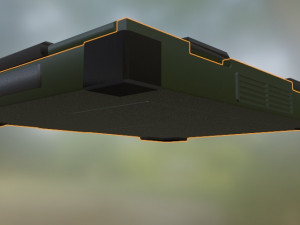 Military laptop 3D Model