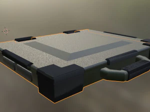 Military laptop 3D Model