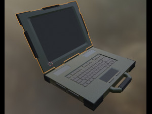 Military laptop 3D Model