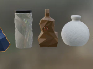 Barang pecah belah yang unik Model 3D