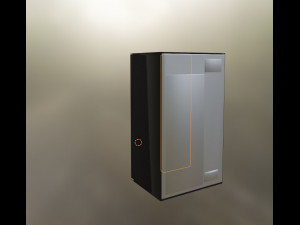 Two door fridge Modelo 3D