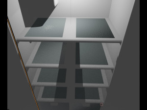Two door fridge Modelo 3D