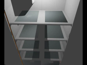 Geladeira duas portas Modelo 3D