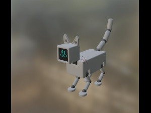 Robo Cat 3D Модель