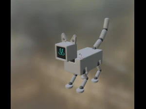 Robo Cat 3D Model