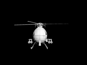 little bird helicopter 3D Model