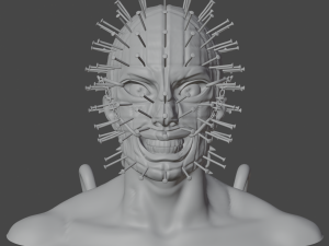 Hellraiser-Pinhead Custom 3D Model