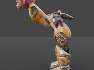 Robot Girl Modelo 3D