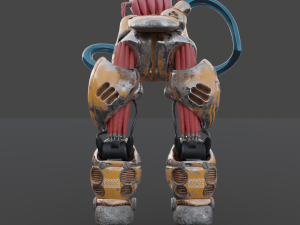 Robot Girl Modelo 3D