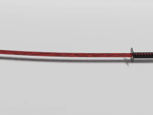 bloody katana 3D Model