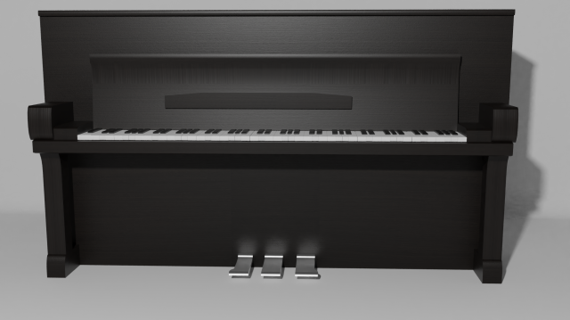 pianino Modèle 3D .c4d .max .obj .3ds .fbx .stl .blend 