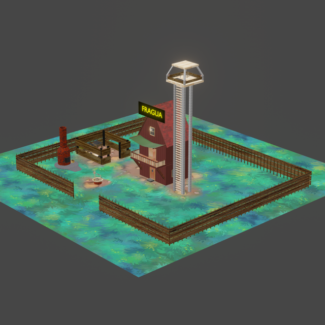 blacksmith shop 3D 模型 .c4d .max .obj .3ds .fbx .stl .blend 