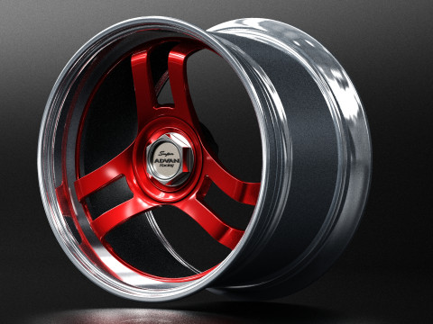 Yokohama ADVAN Super II 3D Model