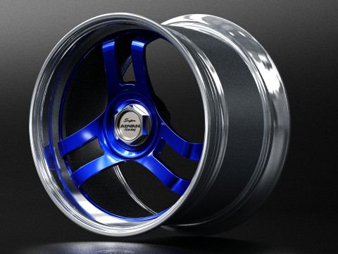 Yokohama ADVAN Super II 3D मॉडल