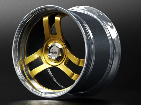 Yokohama ADVAN Super II 3D Model