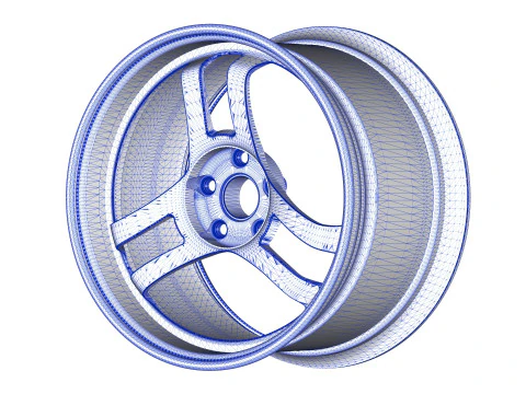 Yokohama ADVAN Super II 3D Model