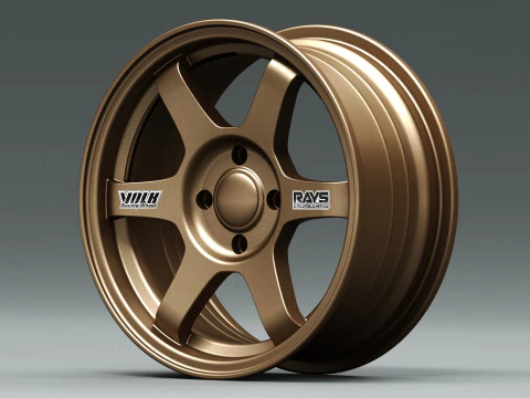 ボルク レイズ TE37 OG 3Dモデル