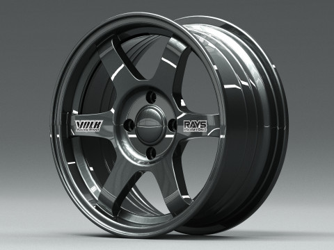 Volk RAYS TE37 OG 3D 模型