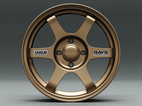 Volk RAYS TE37 OG 3D 模型