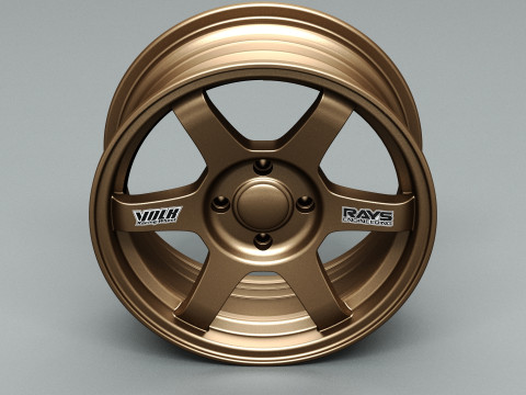 Volk RAYS TE37 OG 3D 模型