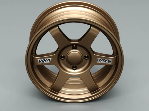 Volk RAYS TE37 OG 3D Model