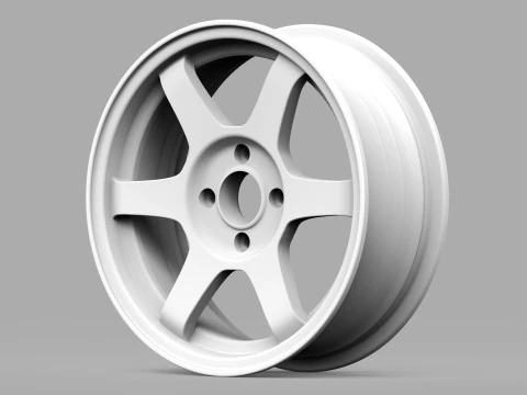 Volk RAYS TE37 OG 3D Model