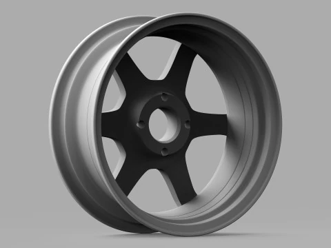 Volk RAYS TE37 OG 3D Model