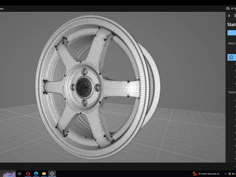 Volk RAYS TE37 OG 3D Model