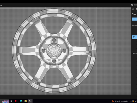 Volk RAYS TE37 OG 3D 模型