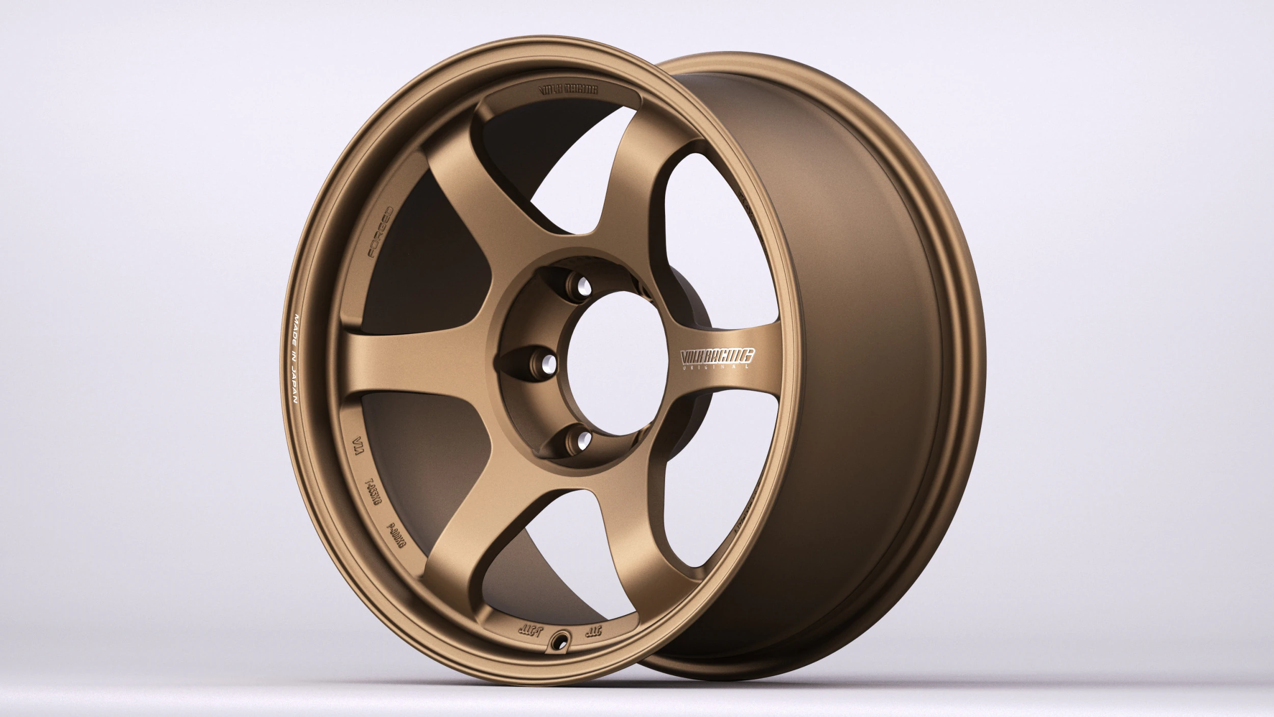 Volk RAYS TE37 Прогрессивный 3D Модель .c4d .max .obj .3ds .fbx .stl .blend 