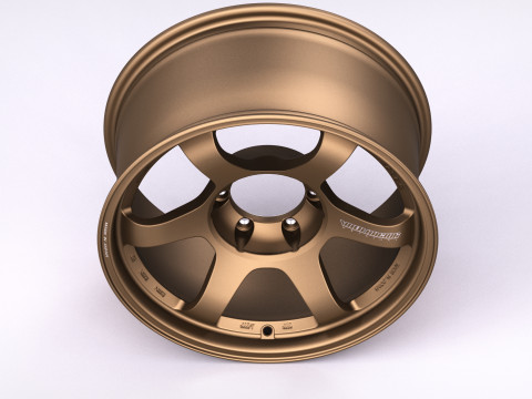 Volk RAYS TE37 Progressive 3D 模型