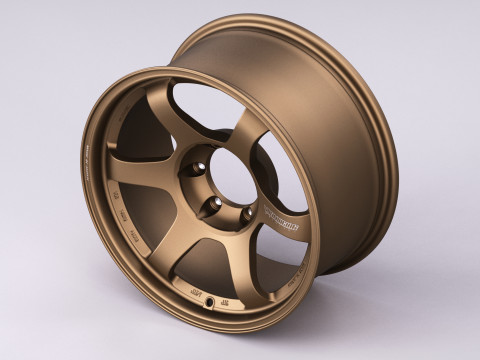 Volk RAYS TE37 Progressive 3D 模型