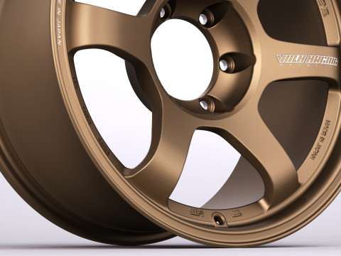 Volk RAYS TE37 Progressive 3D 模型