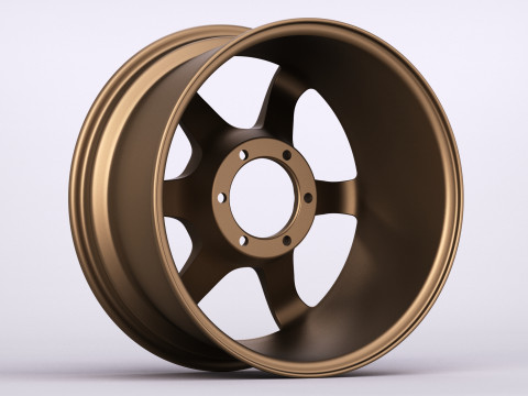 Volk RAYS TE37 Progressive 3D 模型