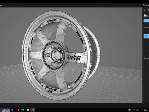 Volk RAYS TE37 Прогрессивный 3D Модель